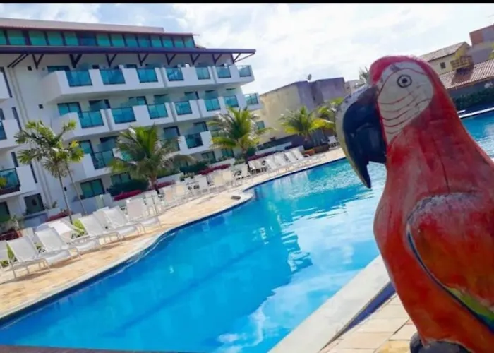 Flat 402 Laguna Beach - Tipo Loft Encantador, Mobiliado E Aconchegante