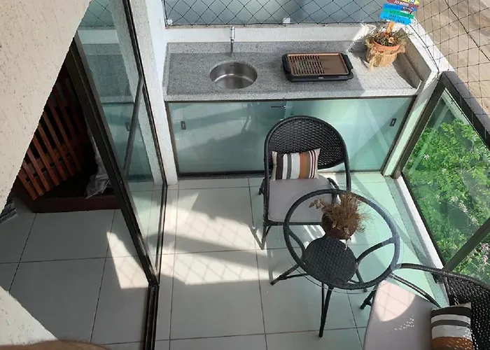 Flat 402 Laguna Beach - Tipo Loft Encantador, Mobiliado E Aconchegante